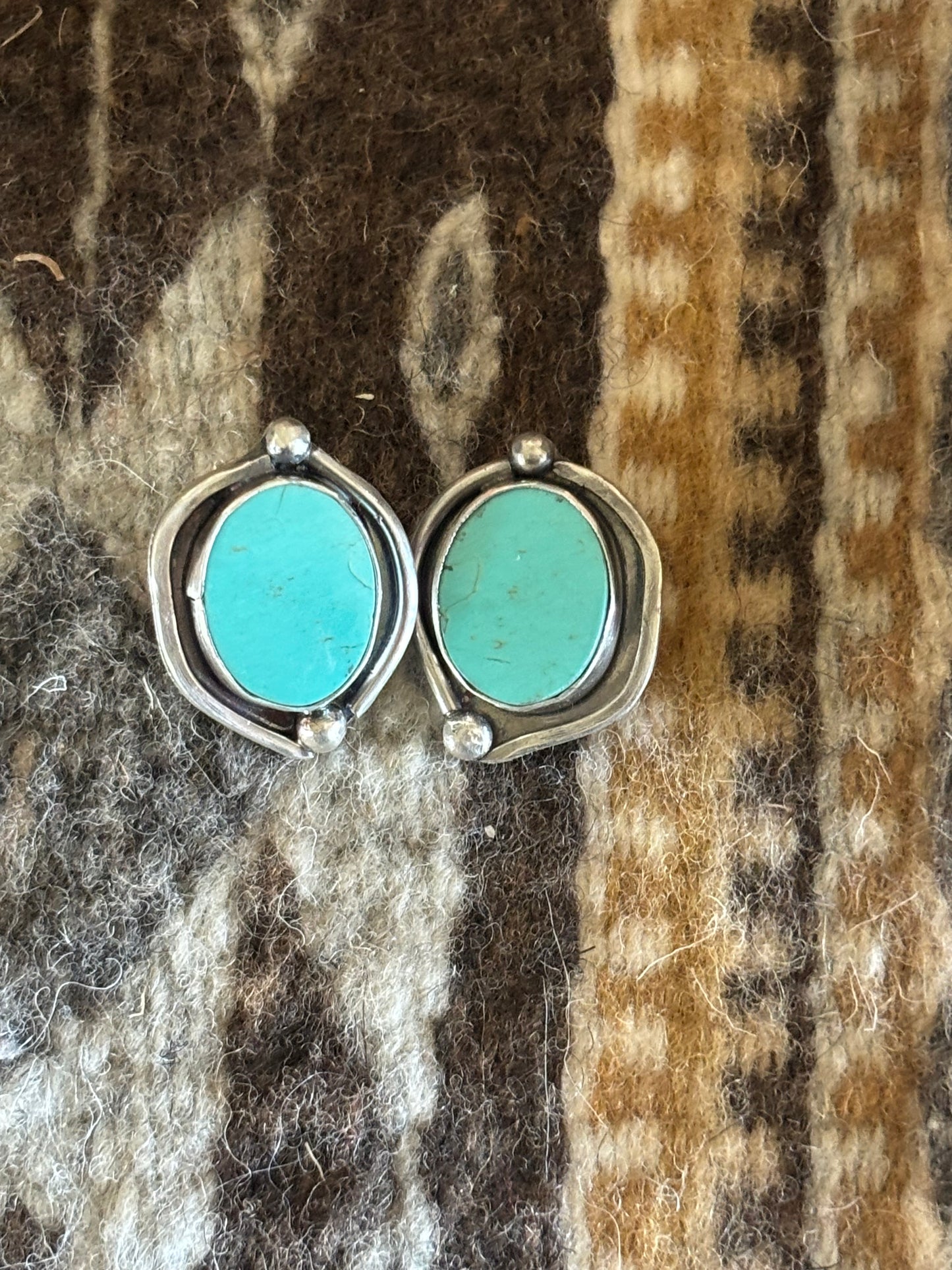 Sterling Silver and Turquoise Earrings