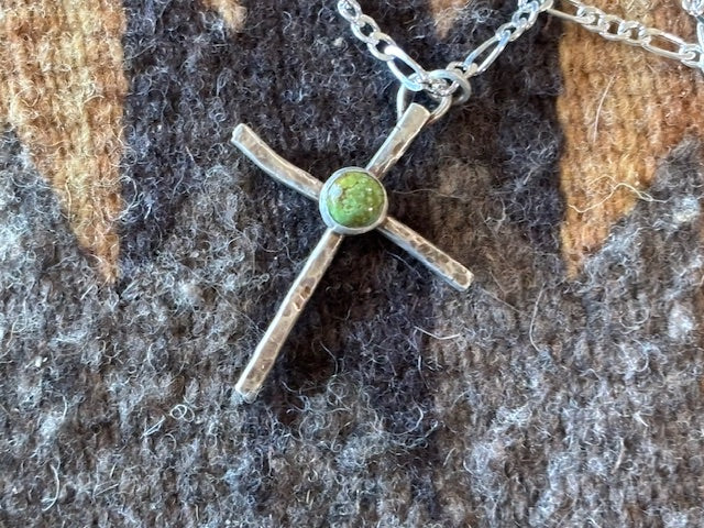 Sterling Silver and Sonora Turquoise Necklace