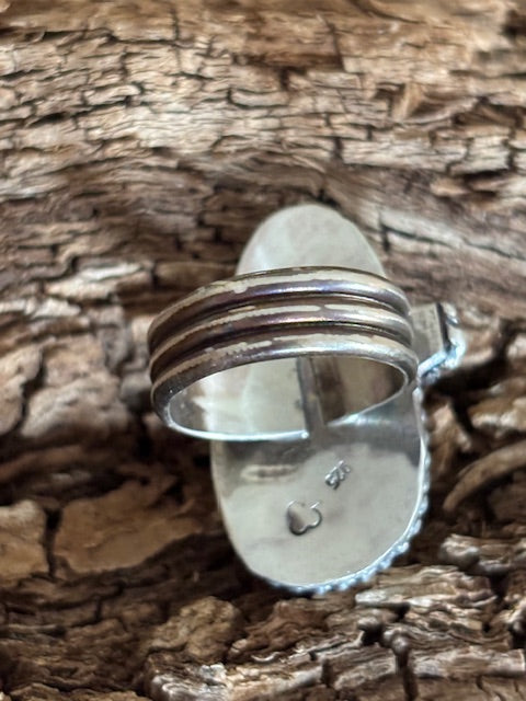 Black Jack Turqoise and Sterling Silver Ring