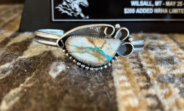 Royston Ribbon Turquoise Cuff