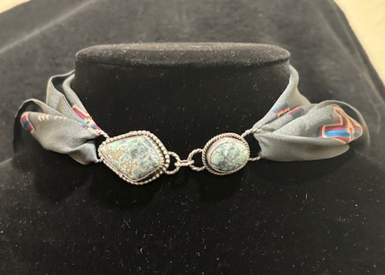 Turquoise Scarf Slide