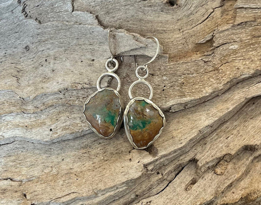 Turquoise and Sterling Silver Earrings