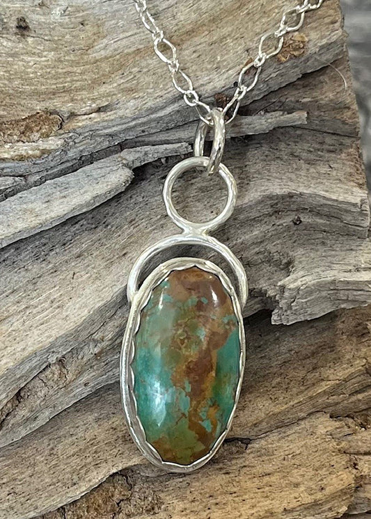 Turquoise and Sterling Silver Necklace