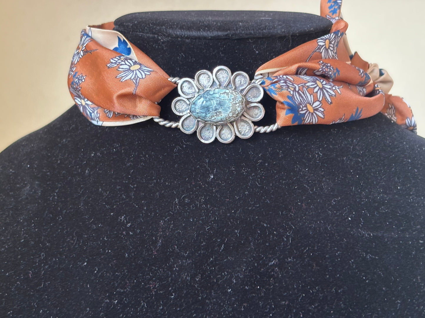 Handmade Scarf Slide and Twilly