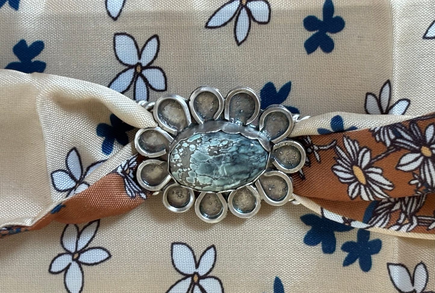 Handmade Scarf Slide and Twilly