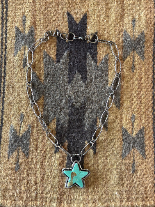 Turquoise Star Necklace/Pendant
