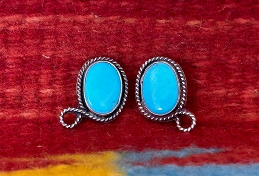 Sterling Silver and Turquoise Earrings