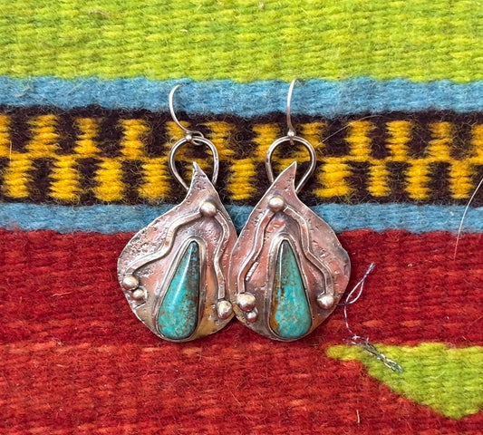 Sterling SIlver and Turquoise Earrings