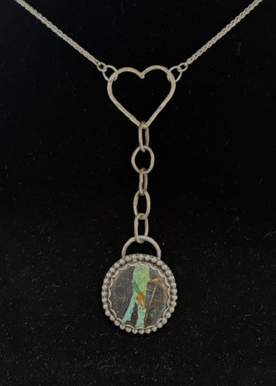 Black Jack Turquoise Necklace