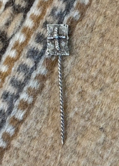 Sterling Silver Cross Cowboy Toothpick