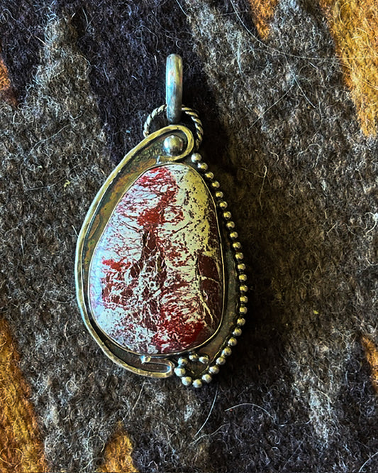 Red Buffalo Pendant