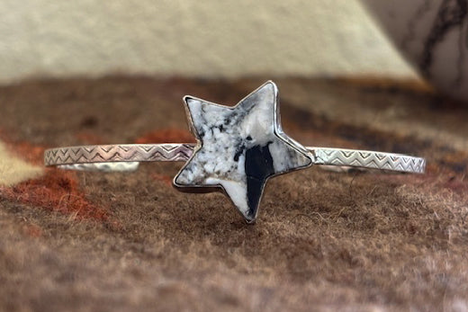 White Buffalo Cuff
