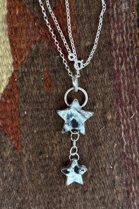 White Buffalo Star Necklace